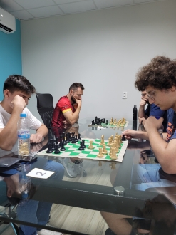 Gustavo Dam - Treinamentos e Palestras de Estratgia e Inovao - Segundo torneio amador de xadrez de Xanxer