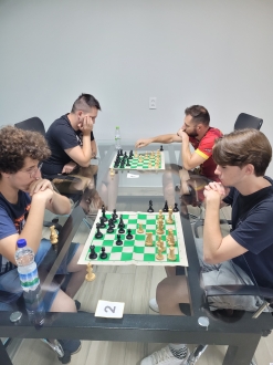 Gustavo Dam - Treinamentos e Palestras de Estratgia e Inovao - Segundo torneio amador de xadrez de Xanxer