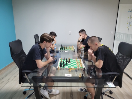 Gustavo Dam - Treinamentos e Palestras de Estratgia e Inovao - Segundo torneio amador de xadrez de Xanxer