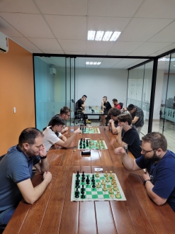 Gustavo Dam - Treinamentos e Palestras de Estratgia e Inovao - Segundo torneio amador de xadrez de Xanxer